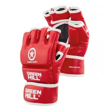 MMR0027CS Перчатки MMA Green Hill Combat Sambo красные р.XL