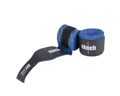 Бинты эластичные Clinch Boxing Crepe Bandage Tech Fix синие 3.5м.