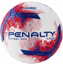 Мяч футзал. PENALTY BOLA FUTSAL LIDER XXI, р.4, PU, термосшивка, бел-черно-оранж